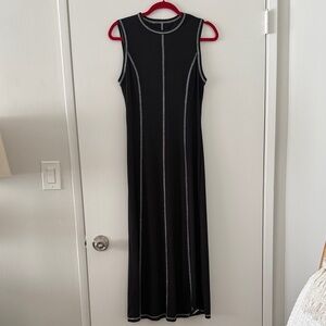 Never Worn. Amazon Black Maxi Tank Dress